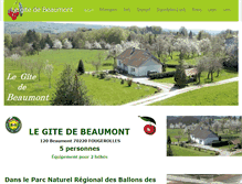 Tablet Screenshot of legitedebeaumont.fr